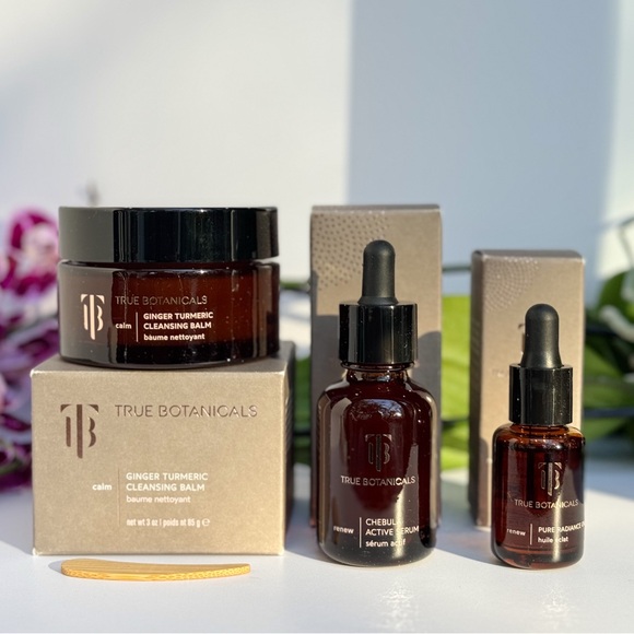 True Botanicals Effect SetChebula Serum + Radiance Oil + Cleansing Balm (NEW)